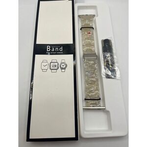 Replacement Band For Smart Watch‎ Resin Clear Tortoise Style Wristband